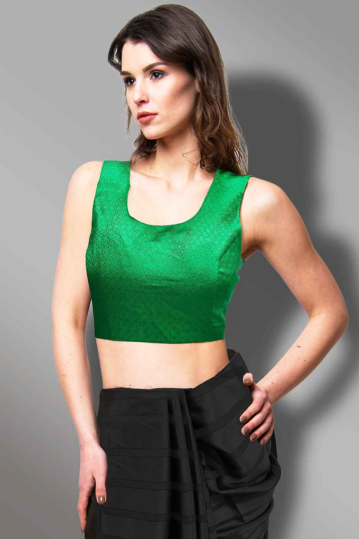 Green Colour Blouse