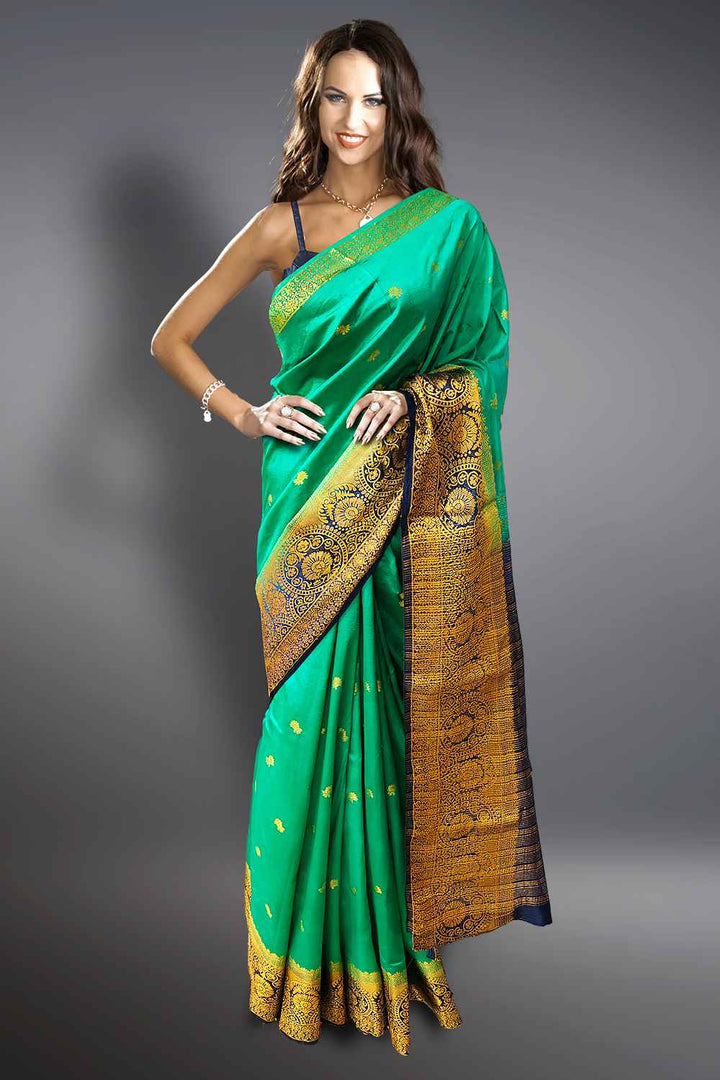 Green Silk Saree