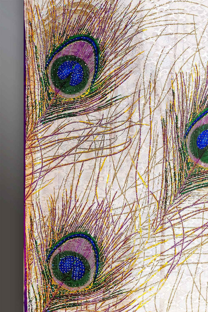 Mor Pankh Print Saree