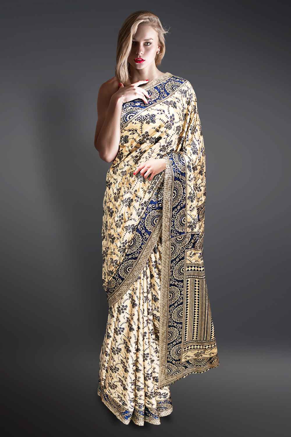 Mysore Silk Crepe Saree