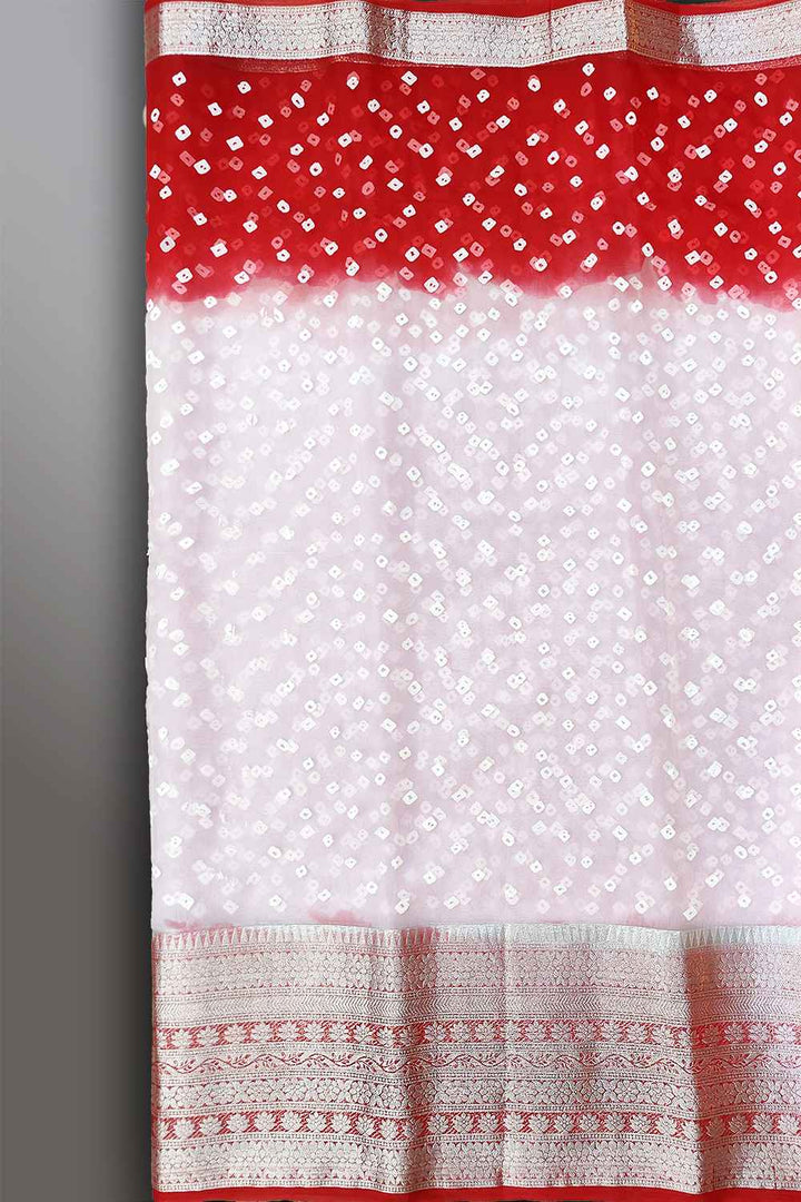 Organza Saree with Zari Border