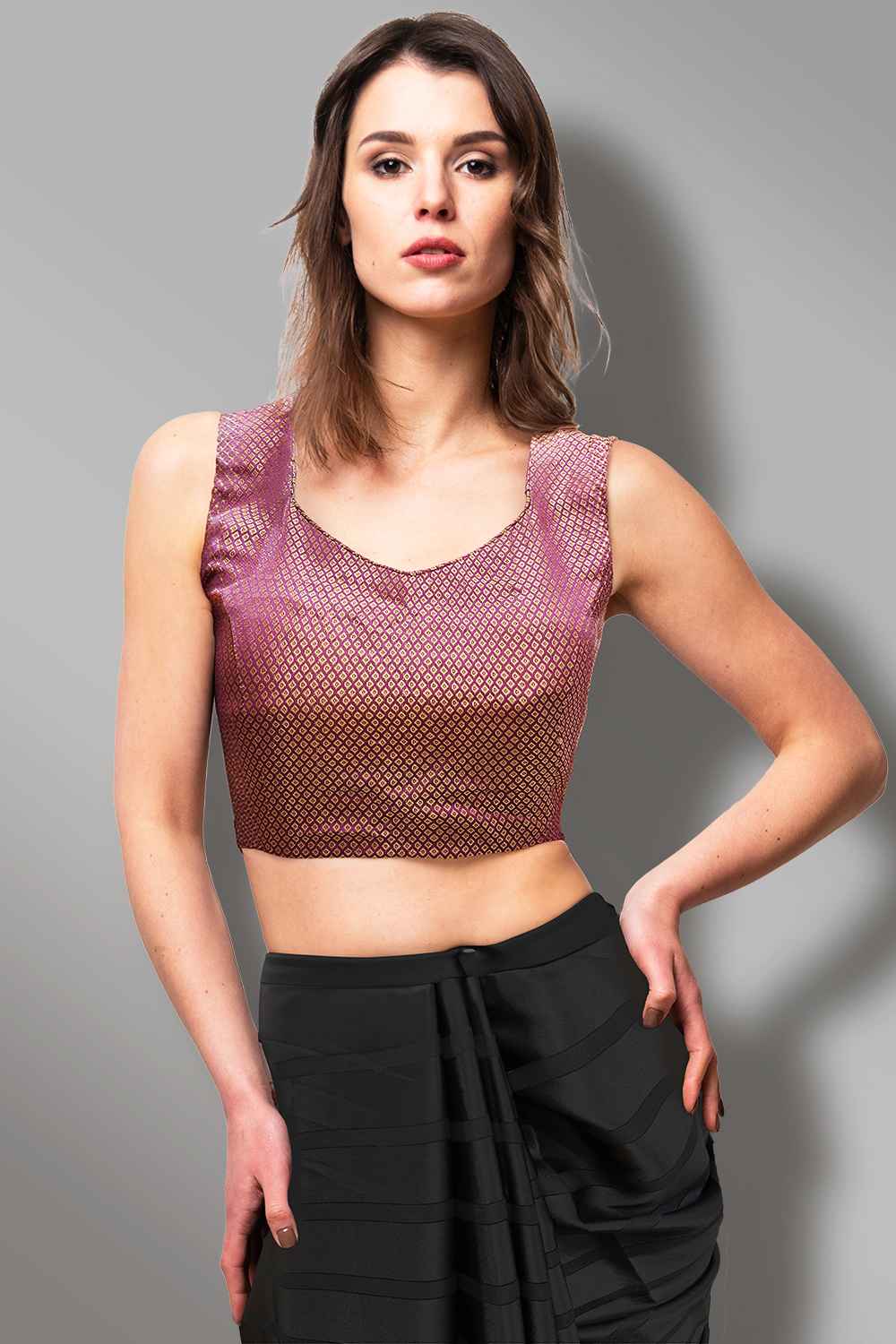 Purple Colour Blouse