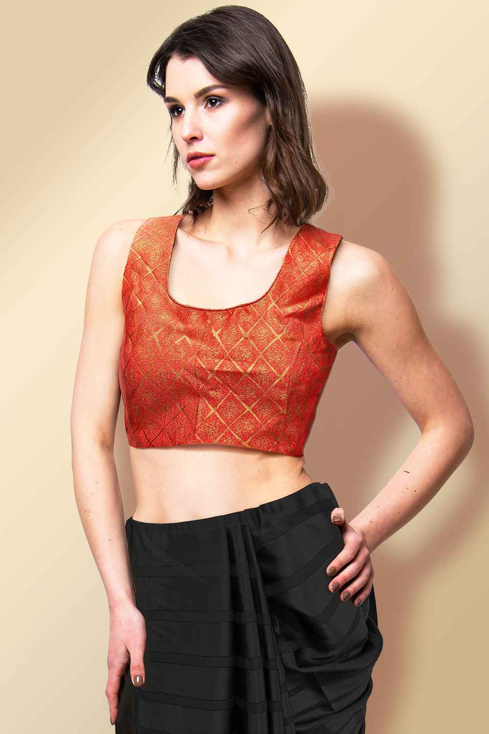 Readymade Brocade Blouse