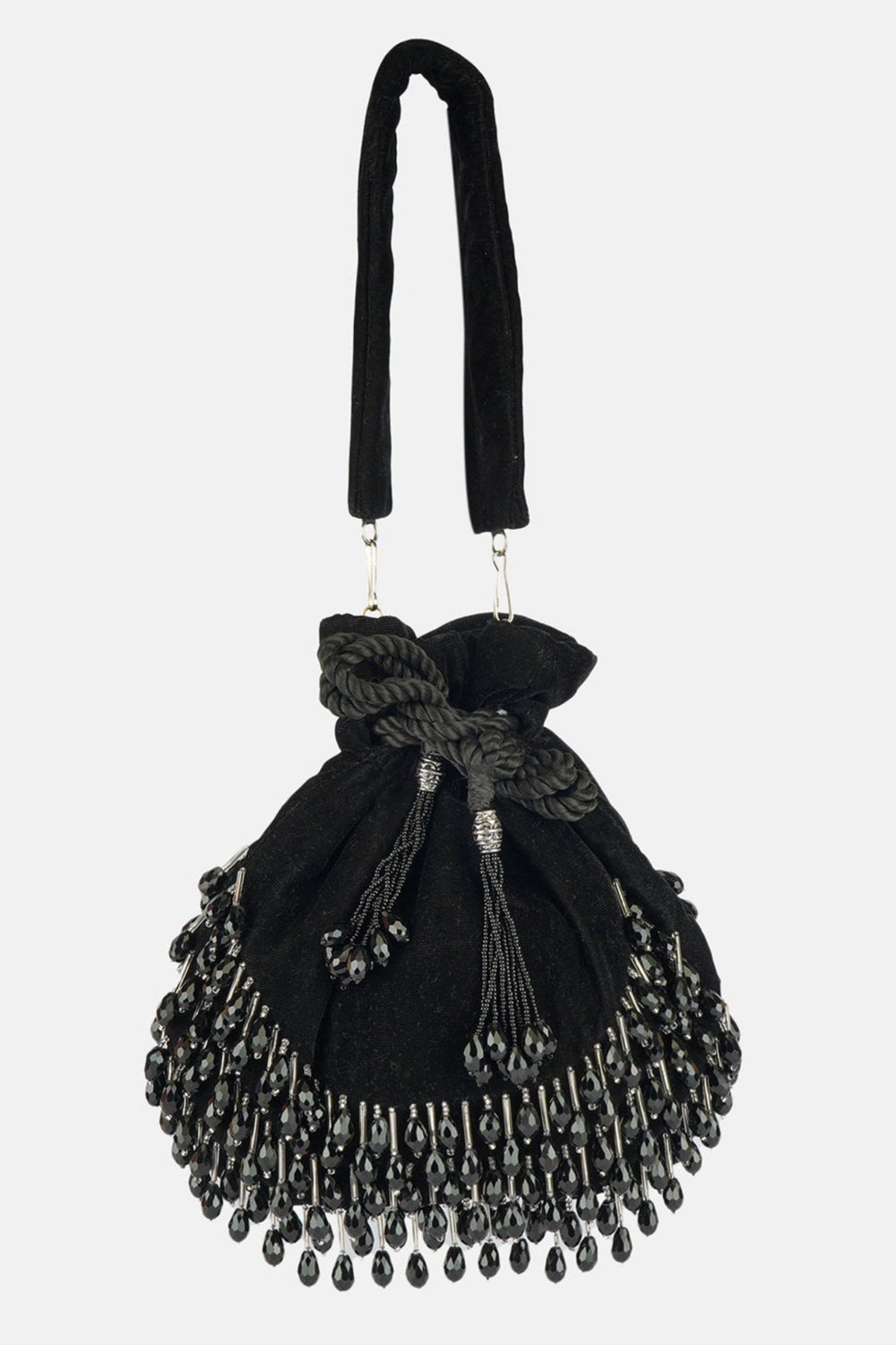 black potli bag