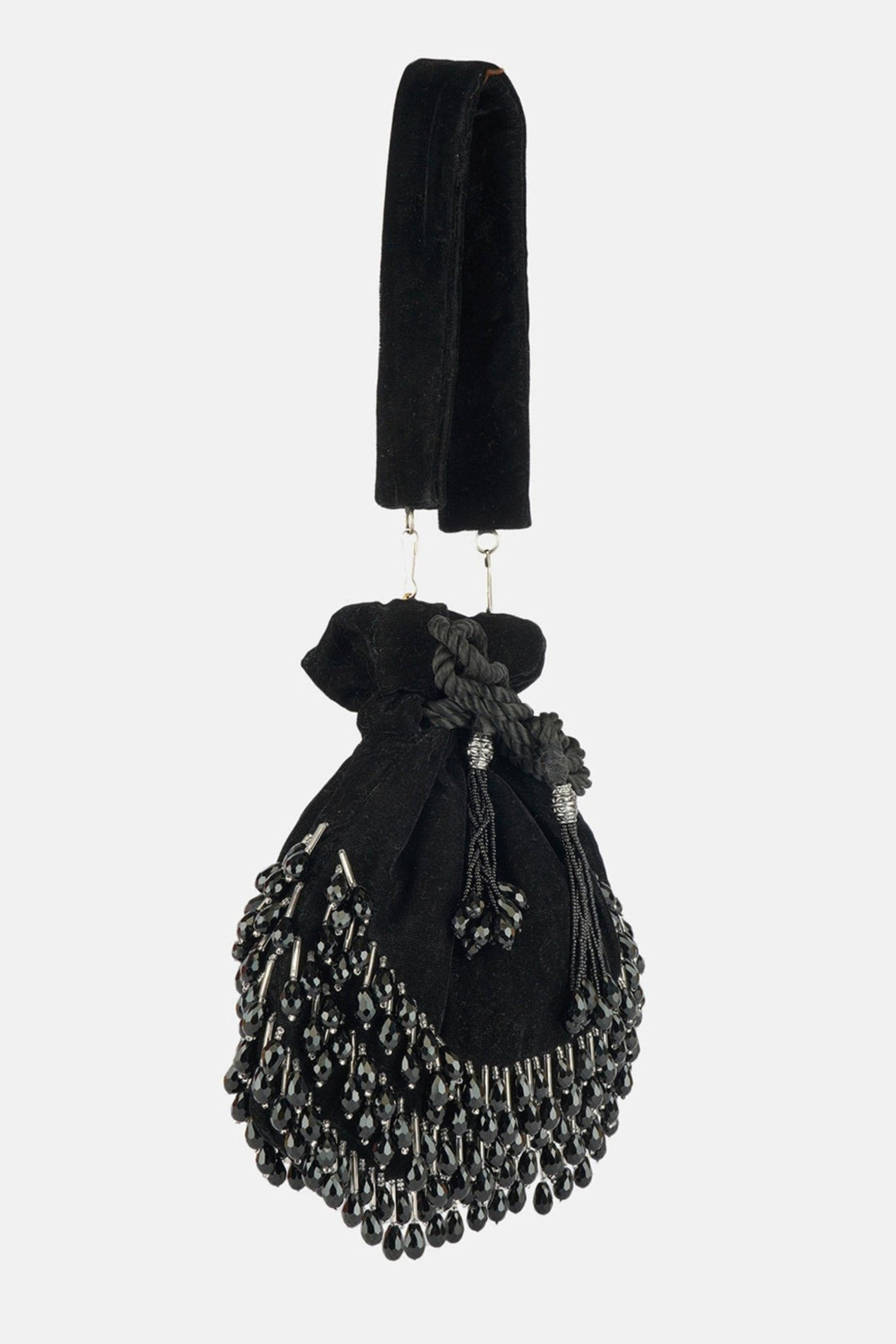 black potli bag