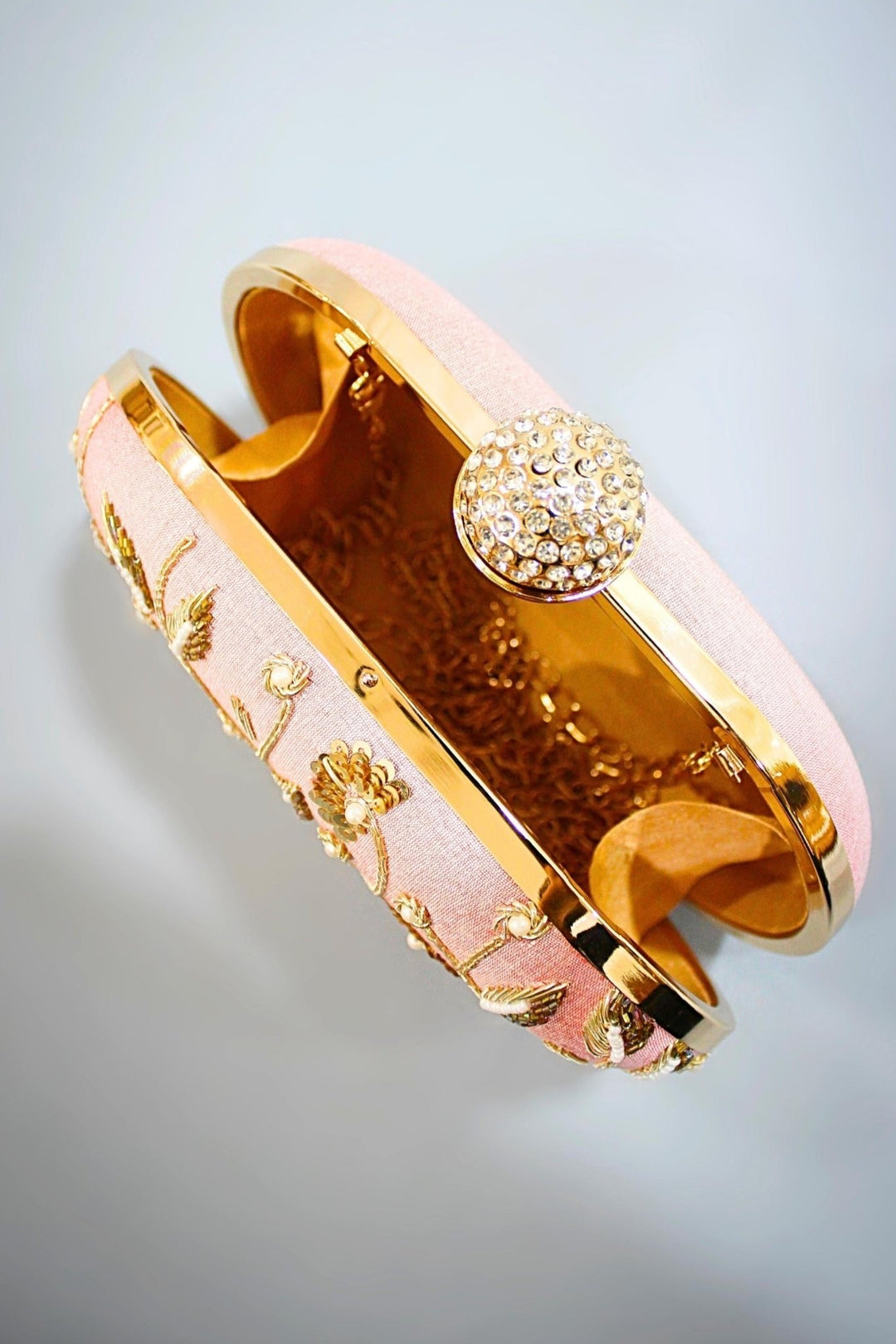 light pink purse - baby pink purse - blush pink purse