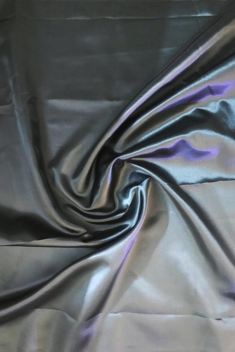 Bottle Green Satin Blouse Fabric - Sttylme