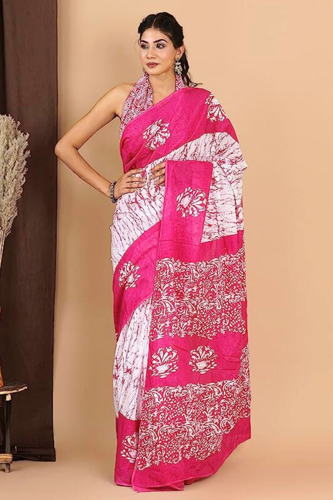 bichitrapuri cotton saree - semi silk cotton sarees - semi cotton sarees - mercerised cotton sarees - white mulmul saree - cotton boutique saree - tulsi cotton saree - plain mul cotton sarees